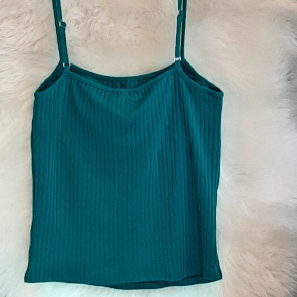 Petal Dew Ribbed Tank Built In Bra - Picture 2 of 4